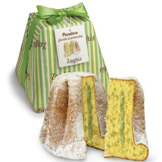 Lehké, nadýchané PANDORO ZAGHIS s jemně nasládlým těstem doplněným o intenzivní pistáciový krém, jehož lahodnost podtrhuje...